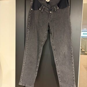 Madewell Women's Black/Gray Perfect Vintage Maternity Jeans - 30